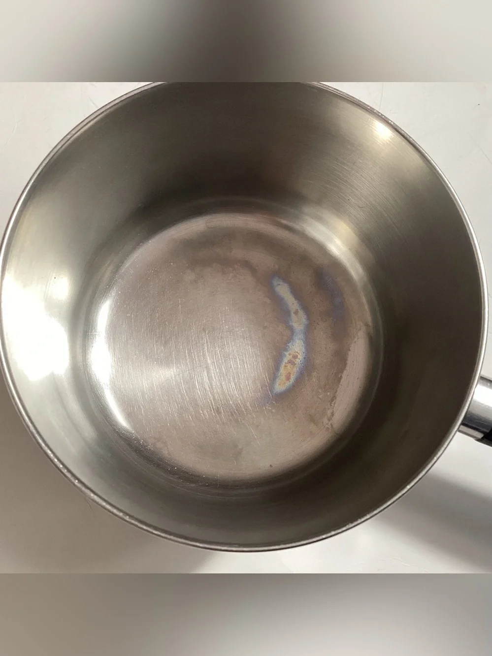 Vtg 50s Maid of Honor 1 Qt Sauce Pot & Lid Copper Bottom